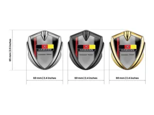 Hamann Car Logo Badges Pro Style Stainless Steel Edge
